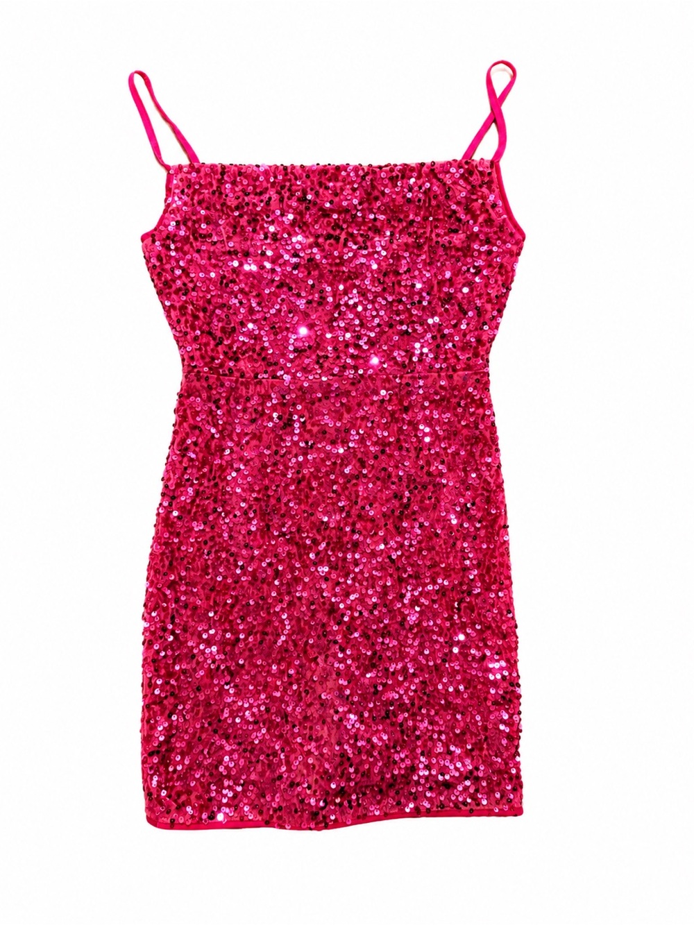 Lulus Fuchsia Pink Sequin Mini Dress - Picture 2 of 8
